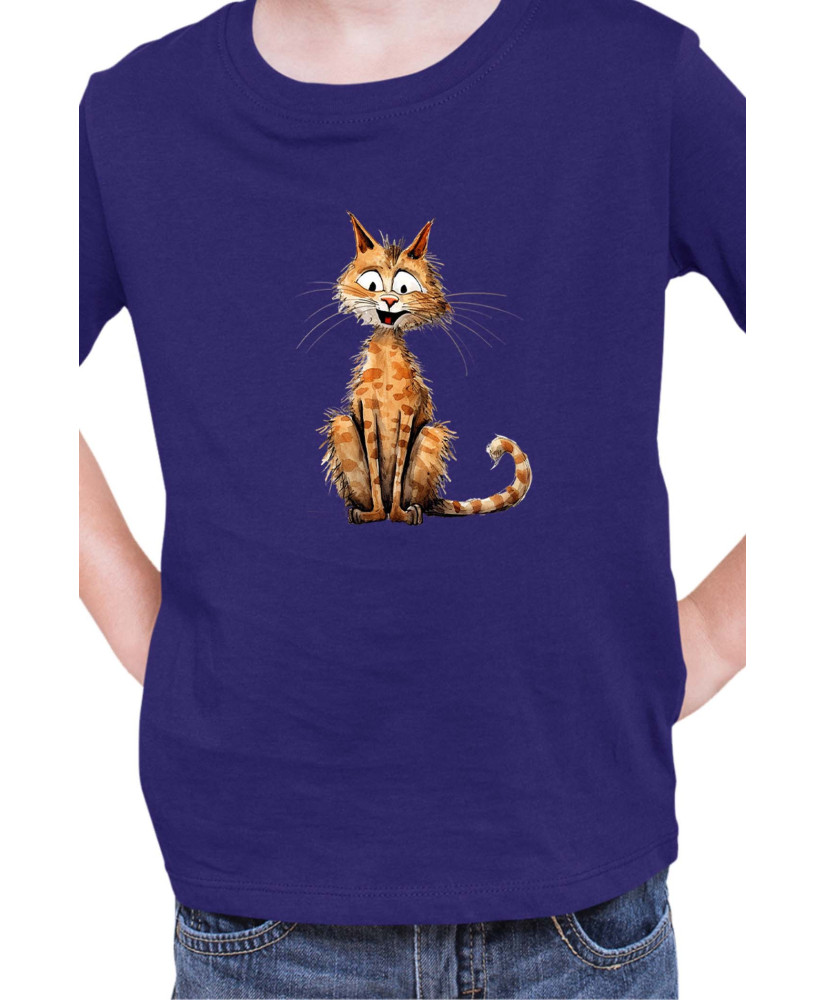 Детска Тениска Funny Cats Breeds Cheetoh