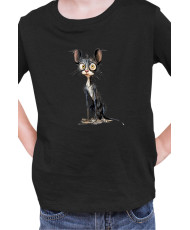 Детска Тениска Funny Cats Breeds Cornish Rex