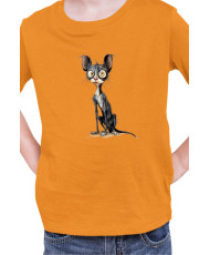 Детска Тениска Funny Cats Breeds Cornish Rex