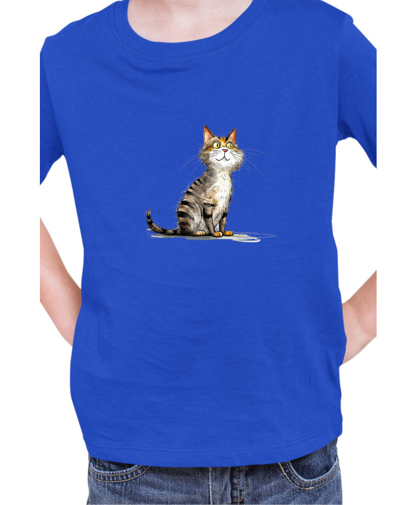 Детска Тениска Funny Cats Breeds Cyprus
