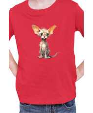 Детска Тениска Funny Cats Breeds Devon Rex