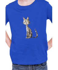 Детска Тениска Funny Cats Breeds Egyptian Mau 1