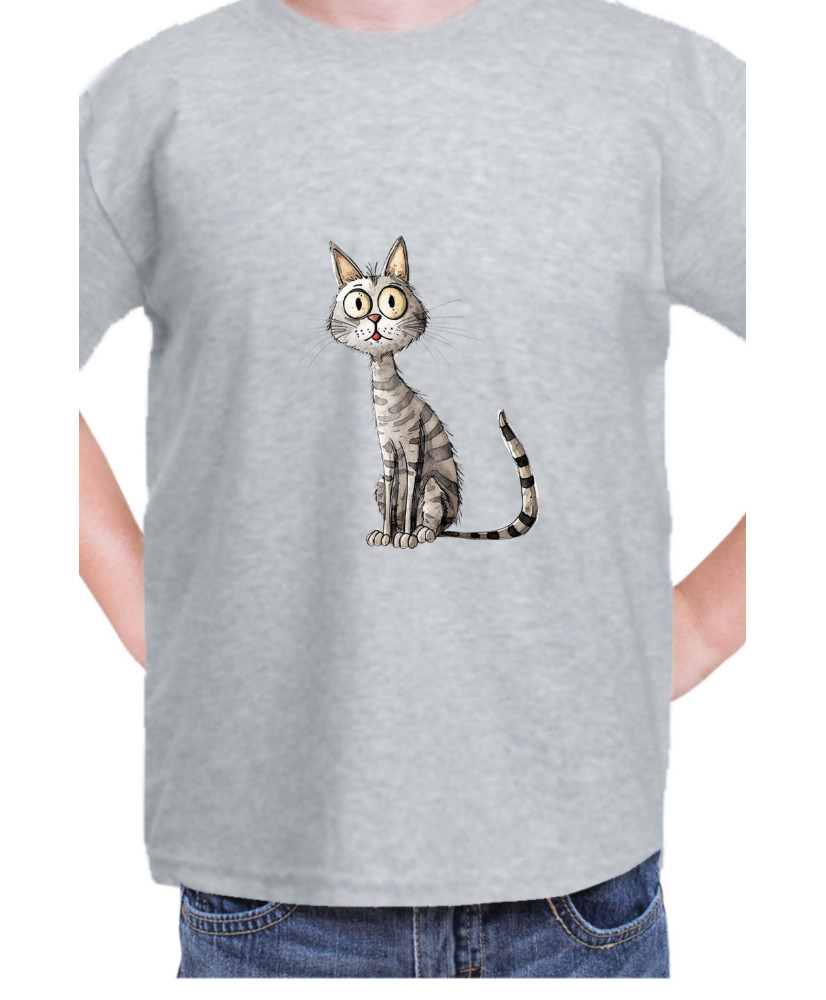 Детска Тениска Funny Cats Breeds Egyptian Mau 1
