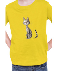 Детска Тениска Funny Cats Breeds Egyptian Mau 1