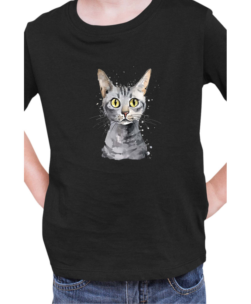 Детска Тениска Funny Cats Breeds Egyptian Mau 2