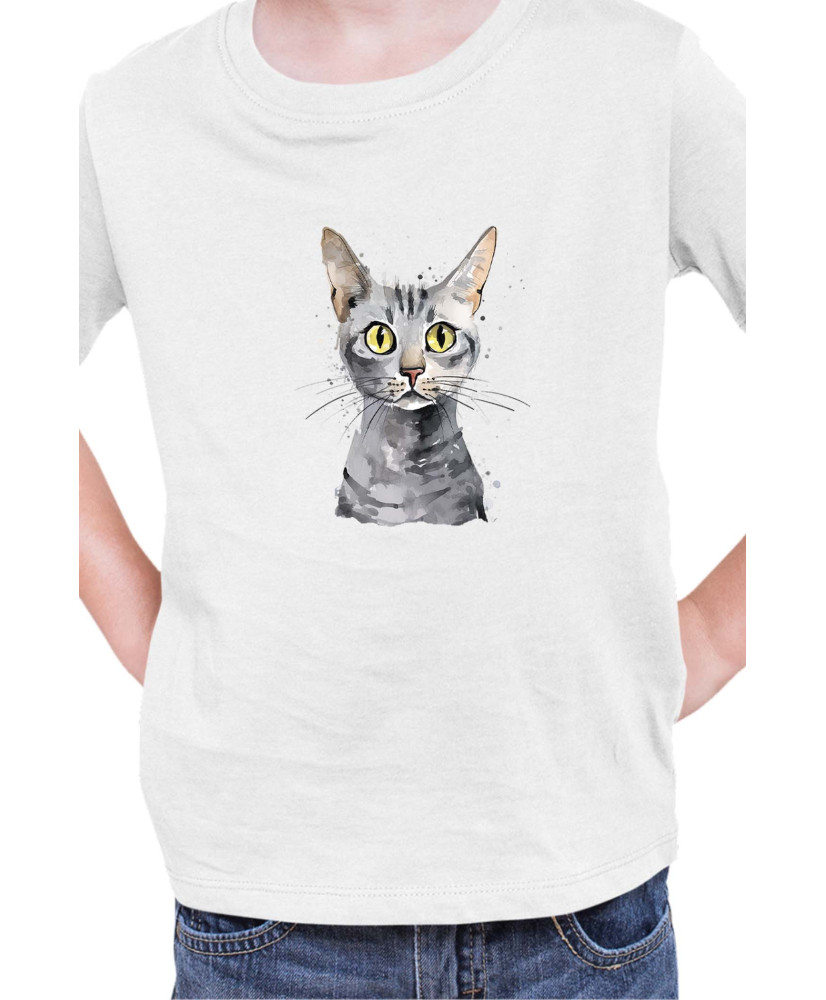Детска Тениска Funny Cats Breeds Egyptian Mau 2