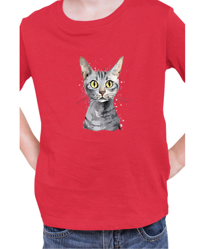 Детска Тениска Funny Cats Breeds Egyptian Mau 2