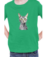 Детска Тениска Funny Cats Breeds Egyptian Mau 2