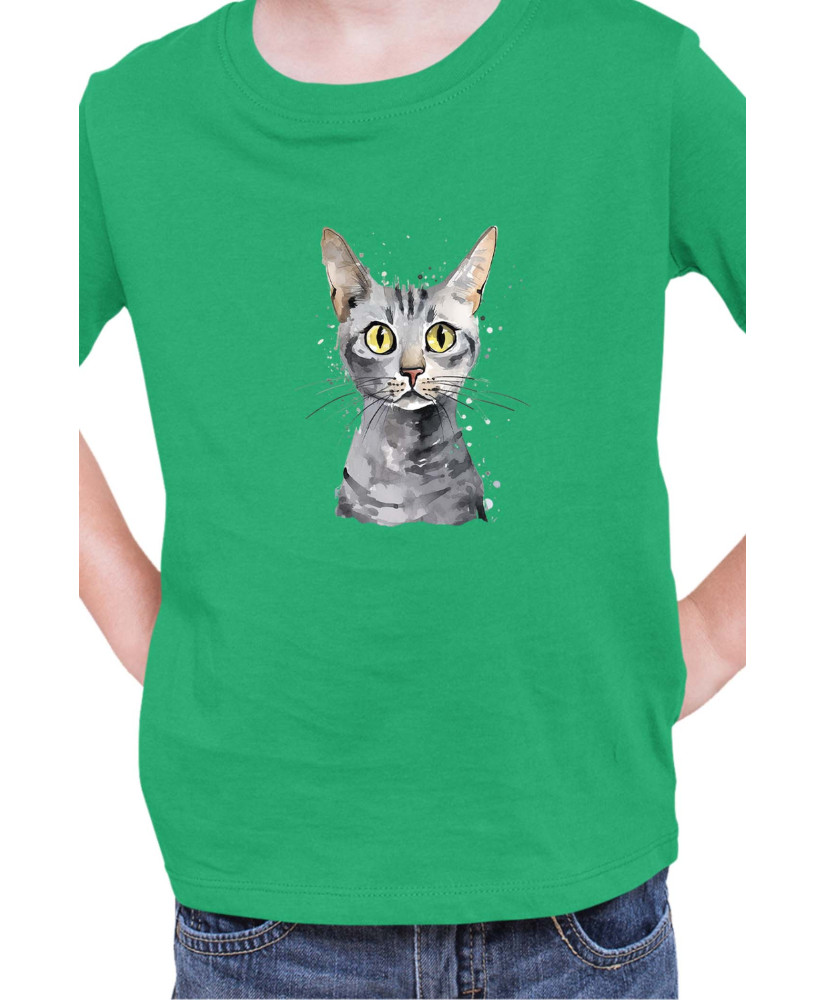Детска Тениска Funny Cats Breeds Egyptian Mau 2