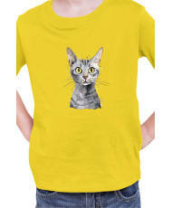 Детска Тениска Funny Cats Breeds Egyptian Mau 2
