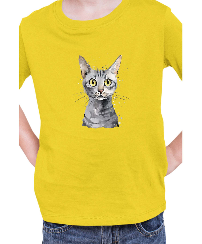 Детска Тениска Funny Cats Breeds Egyptian Mau 2