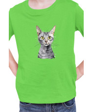 Детска Тениска Funny Cats Breeds Egyptian Mau 2