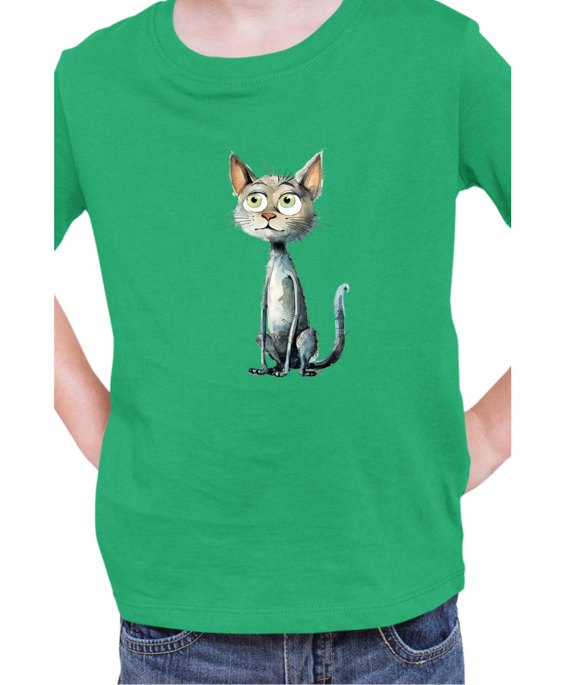 Детска Тениска Funny Cats Breeds European Shorthair