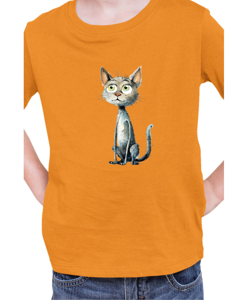 Детска Тениска Funny Cats Breeds European Shorthair