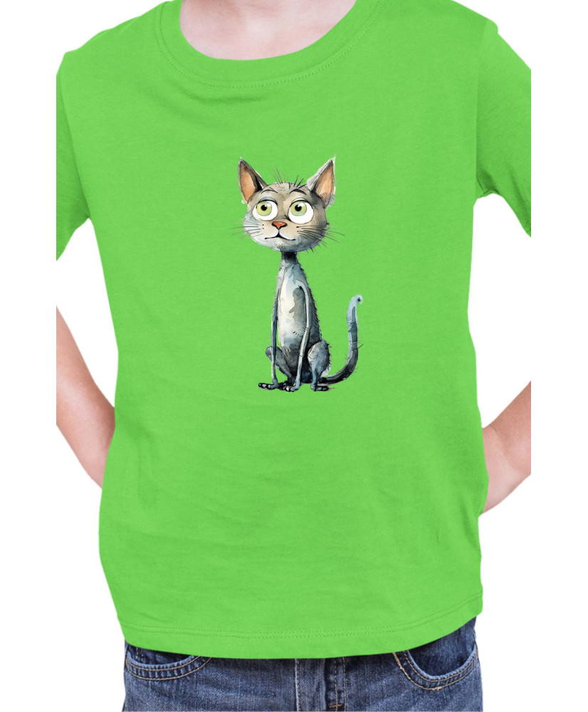 Детска Тениска Funny Cats Breeds European Shorthair