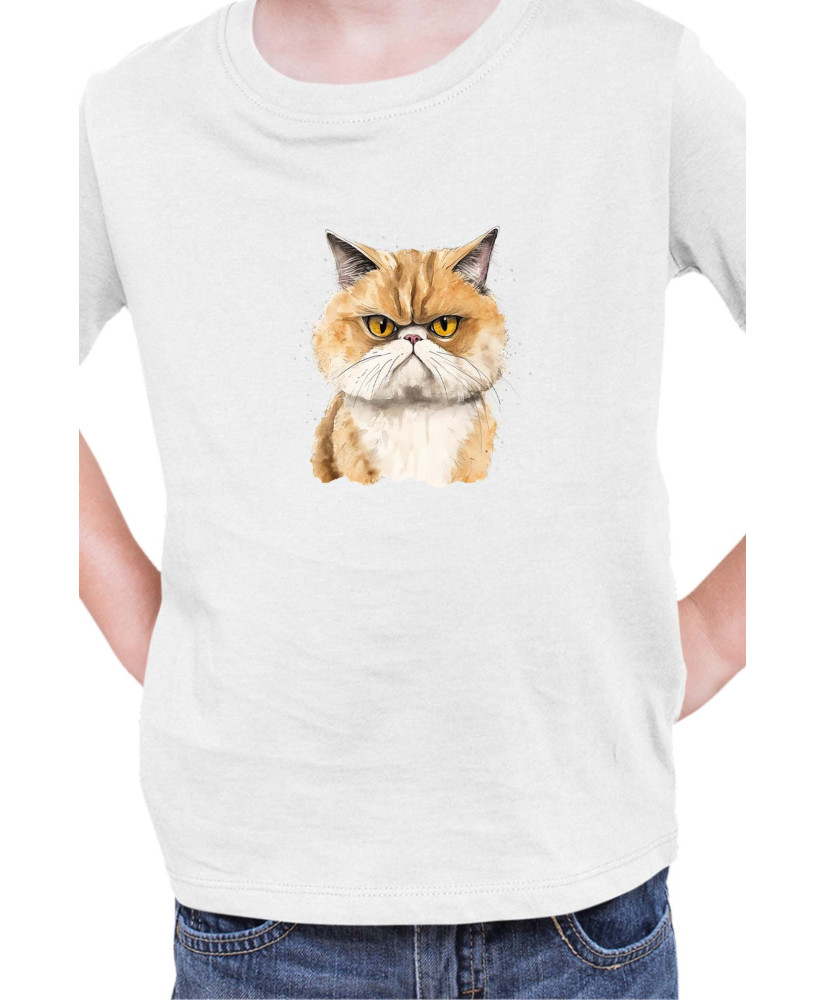 Детска Тениска Funny Cats Breeds Exotic Shorthair
