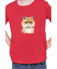 Детска Тениска Funny Cats Breeds Exotic Shorthair