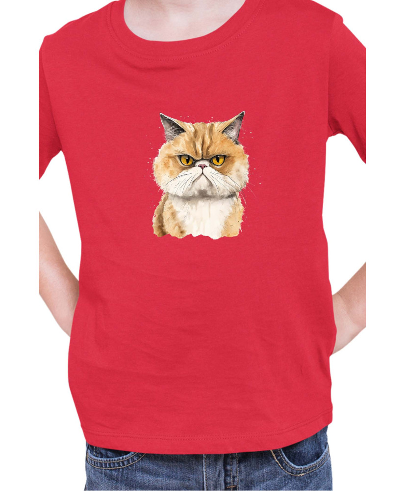 Детска Тениска Funny Cats Breeds Exotic Shorthair