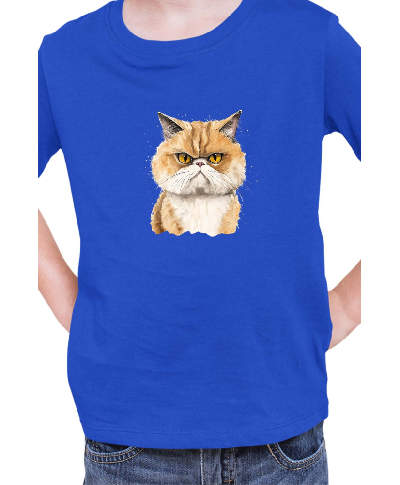 Детска Тениска Funny Cats Breeds Exotic Shorthair