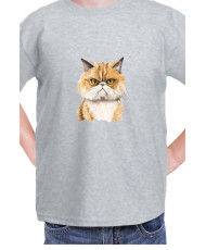 Детска Тениска Funny Cats Breeds Exotic Shorthair