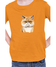 Детска Тениска Funny Cats Breeds Exotic Shorthair