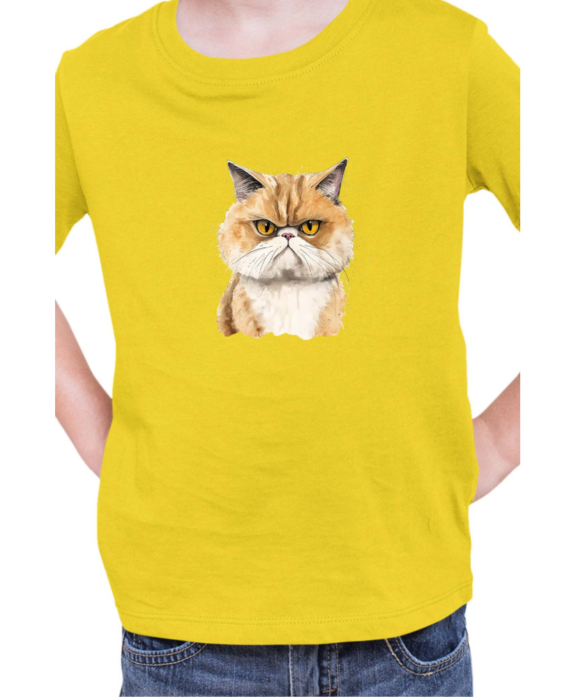 Детска Тениска Funny Cats Breeds Exotic Shorthair