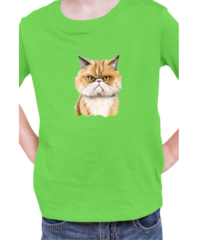 Детска Тениска Funny Cats Breeds Exotic Shorthair