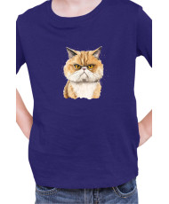 Детска Тениска Funny Cats Breeds Exotic Shorthair