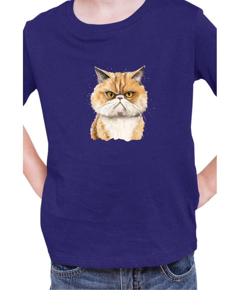 Детска Тениска Funny Cats Breeds Exotic Shorthair