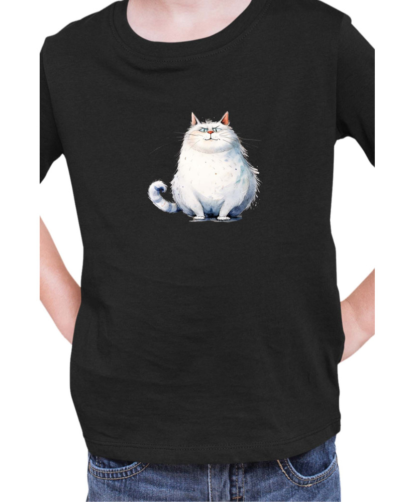 Детска Тениска Funny Cats Breeds Fat Cat