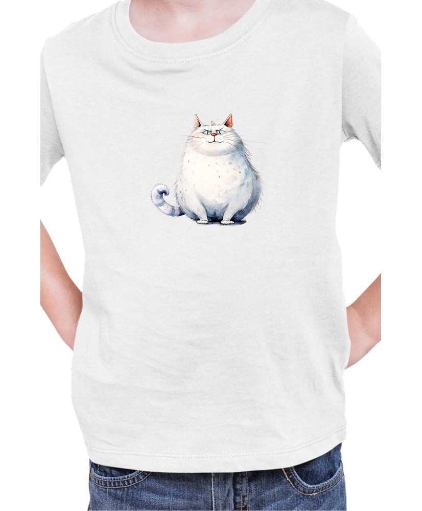 Детска Тениска Funny Cats Breeds Fat Cat