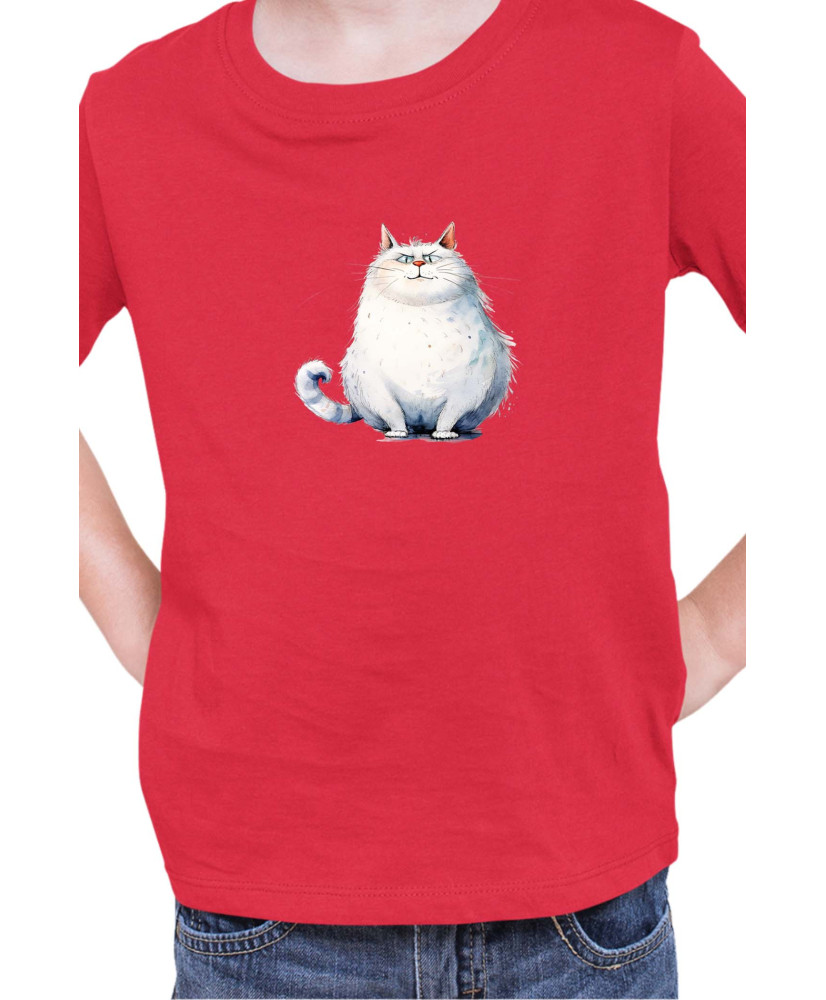 Детска Тениска Funny Cats Breeds Fat Cat