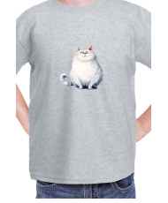 Детска Тениска Funny Cats Breeds Fat Cat