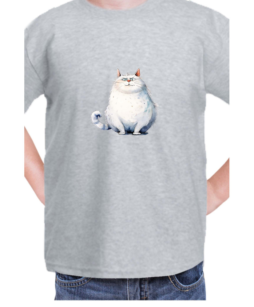 Детска Тениска Funny Cats Breeds Fat Cat