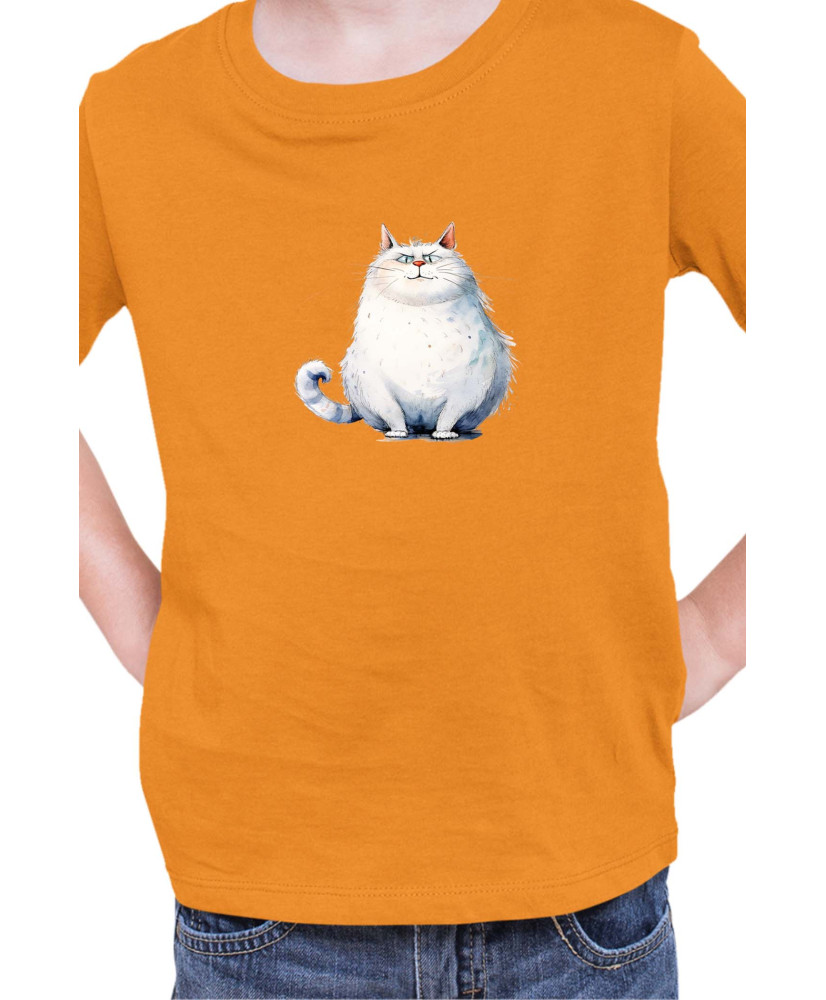 Детска Тениска Funny Cats Breeds Fat Cat