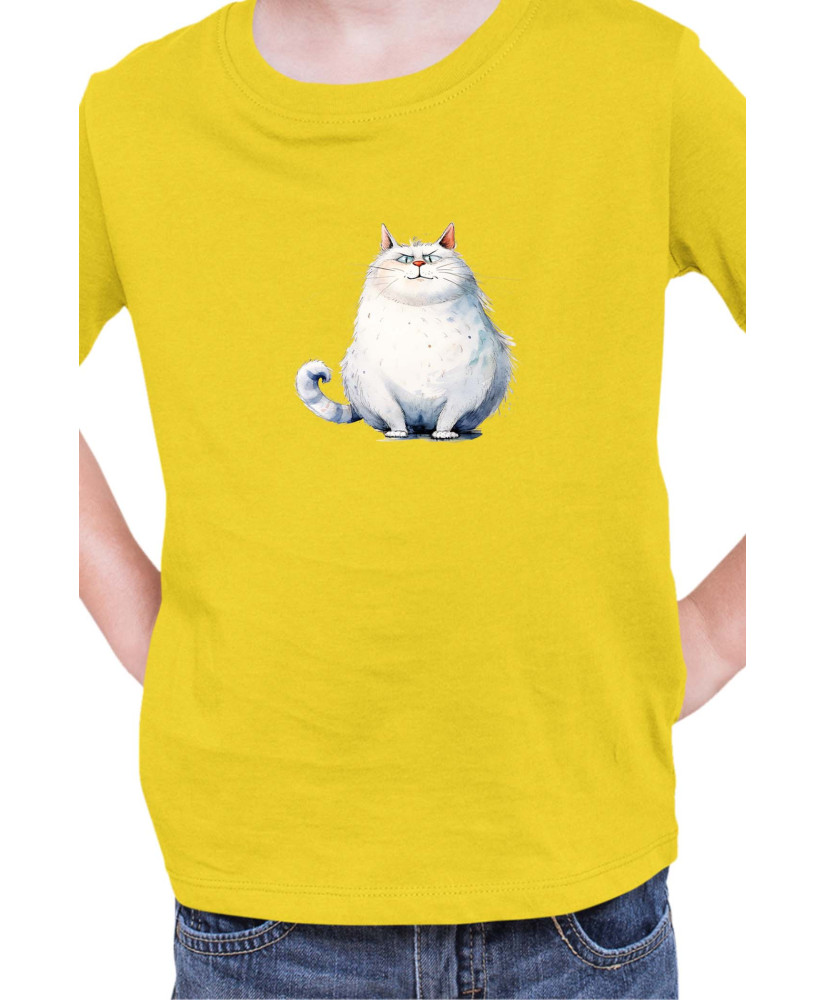 Детска Тениска Funny Cats Breeds Fat Cat