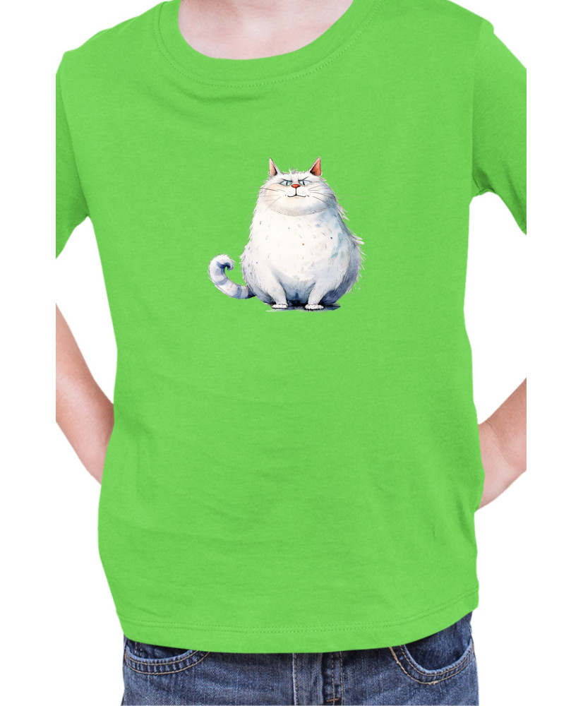 Детска Тениска Funny Cats Breeds Fat Cat