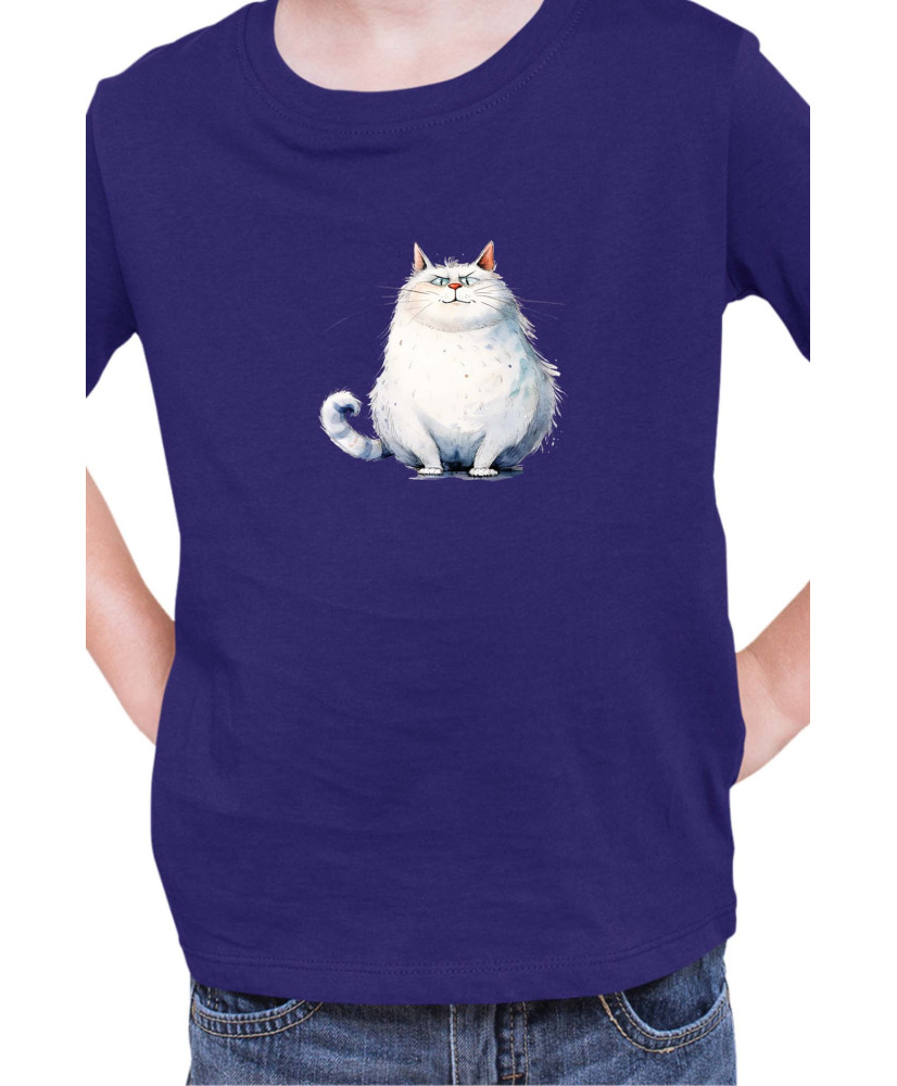 Детска Тениска Funny Cats Breeds Fat Cat