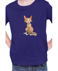 Детска Тениска Funny Cats Breeds Javanese 1