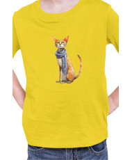 Детска Тениска Funny Cats Breeds Javanese 2