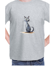 Детска Тениска Funny Cats Breeds Korat