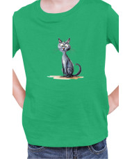 Детска Тениска Funny Cats Breeds Korat