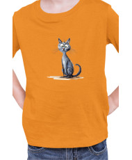 Детска Тениска Funny Cats Breeds Korat