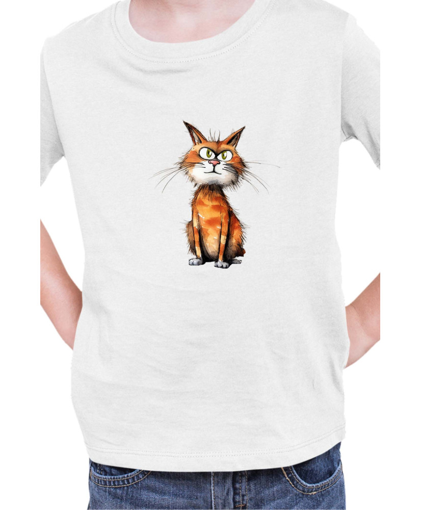 Детска Тениска Funny Cats Breeds Manx