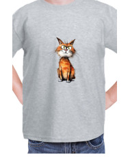 Детска Тениска Funny Cats Breeds Manx