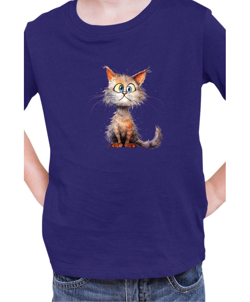 Детска Тениска Funny Cats Breeds Munchkin 1