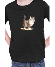 Детска Тениска Funny Cats Breeds Munchkin 2