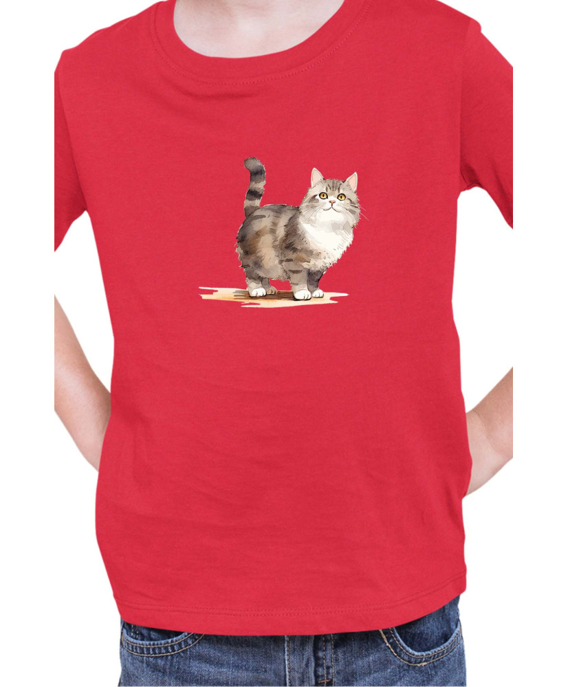 Детска Тениска Funny Cats Breeds Munchkin 2