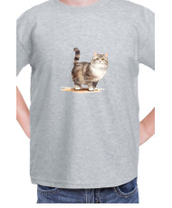 Детска Тениска Funny Cats Breeds Munchkin 2