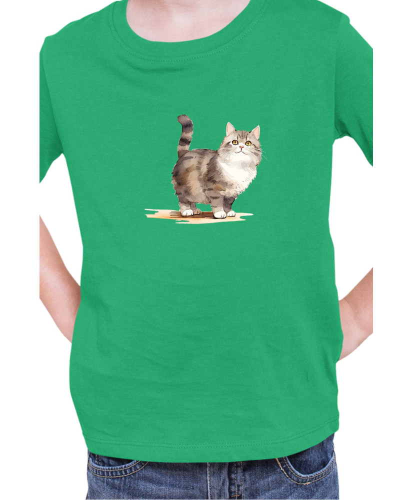 Детска Тениска Funny Cats Breeds Munchkin 2